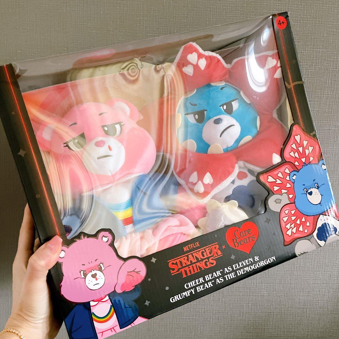 ストレンジャーシングス　ケアベアコラボ　デモゴルゴン　ぬいぐるみ　セット