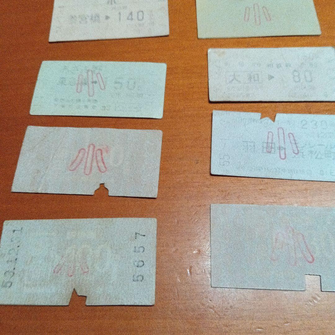 昭和50年代　鉄道切符 コレクション