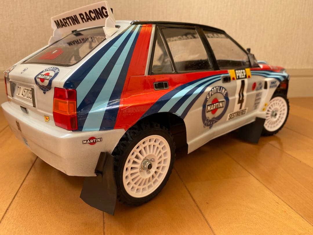 お値下げ⭐︎ランチア　デルタ　インテグラーレ　1/10電動RC.4WDラリーカー