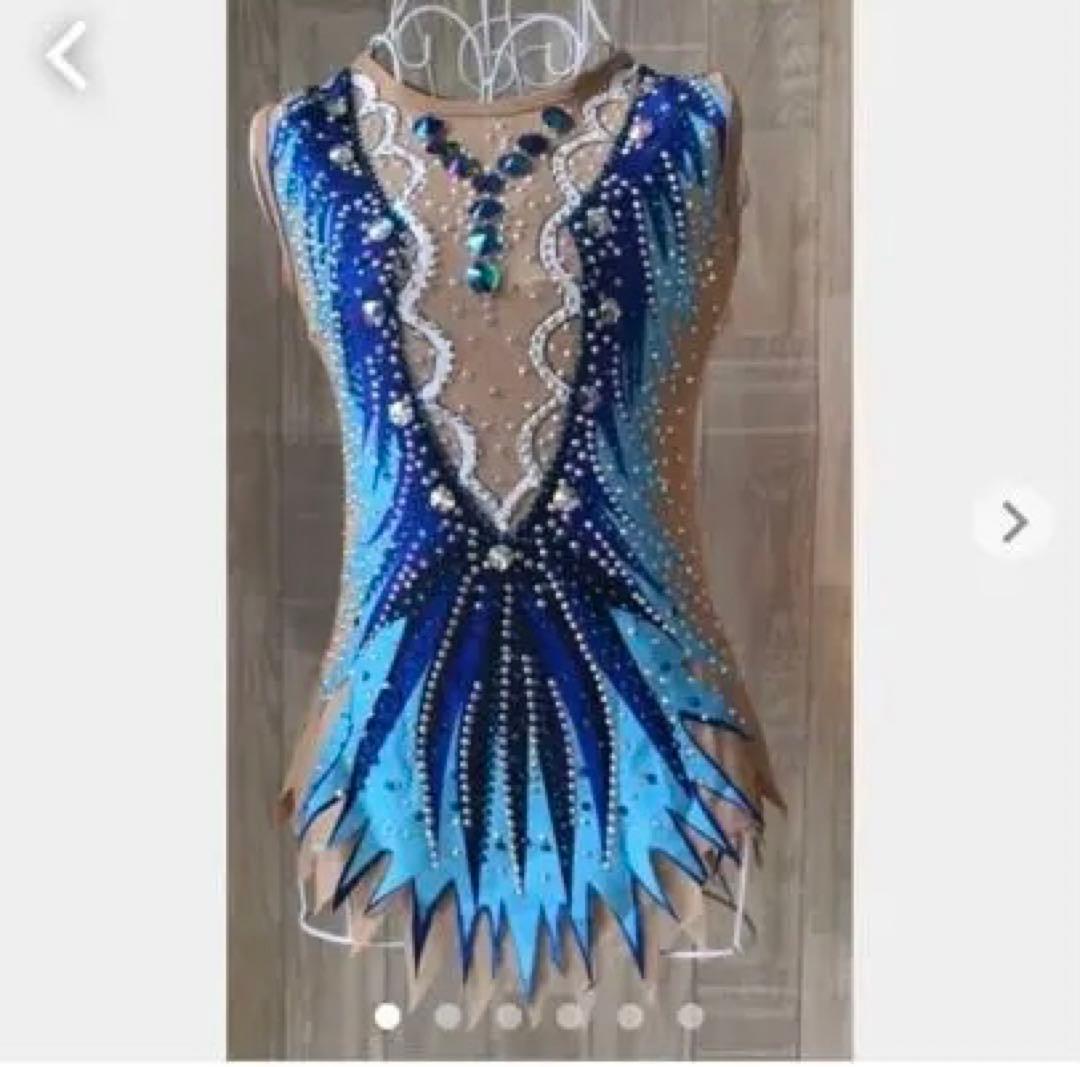 すぐ発送❣️水色レオタード　１３５