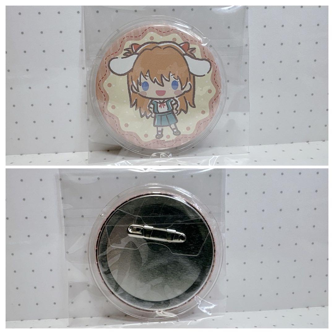 エヴァンゲリオン　シナモロール　缶バッジ　アクリルキーホルダー　全種　希少