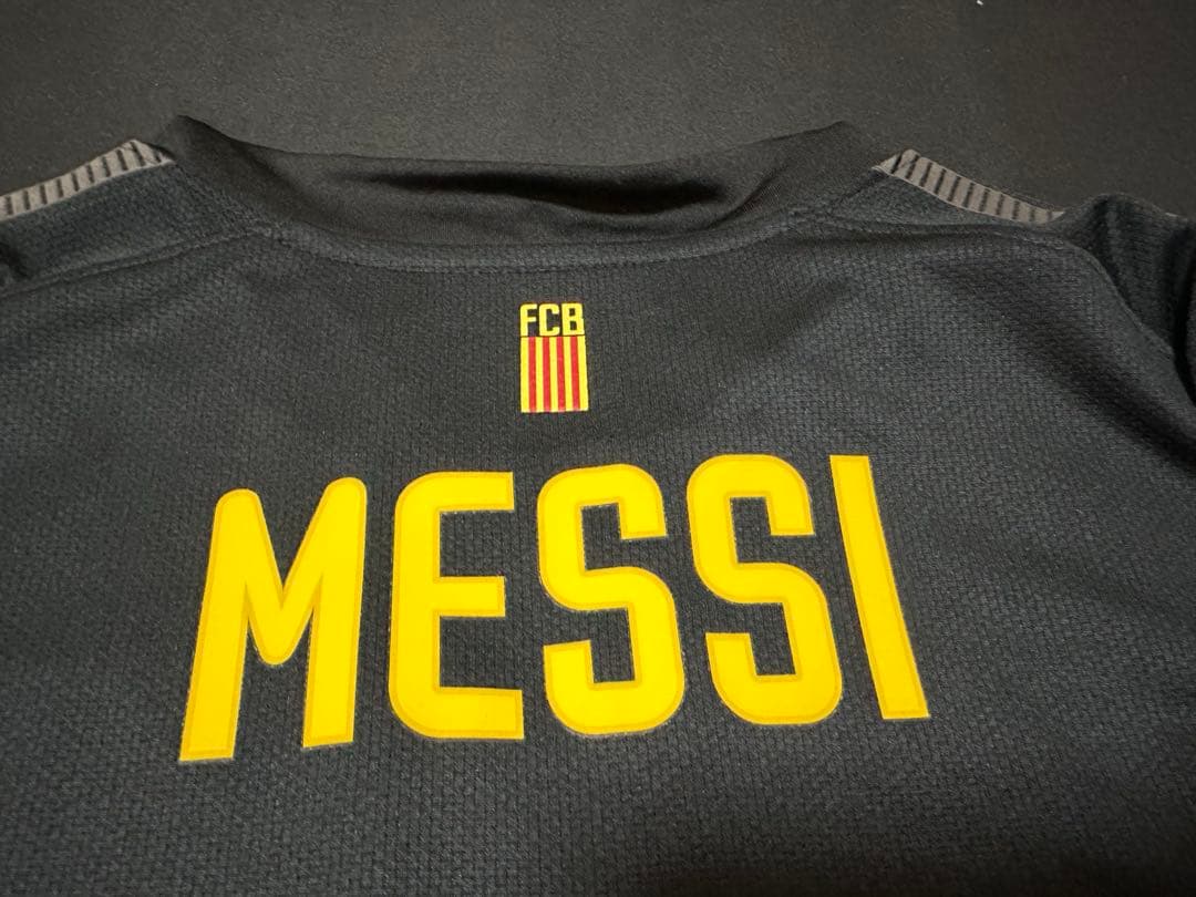 バルセロナ 2012 メッシ ユニフォーム　ブラック／ラ・リーガ仕様 フルパッチ