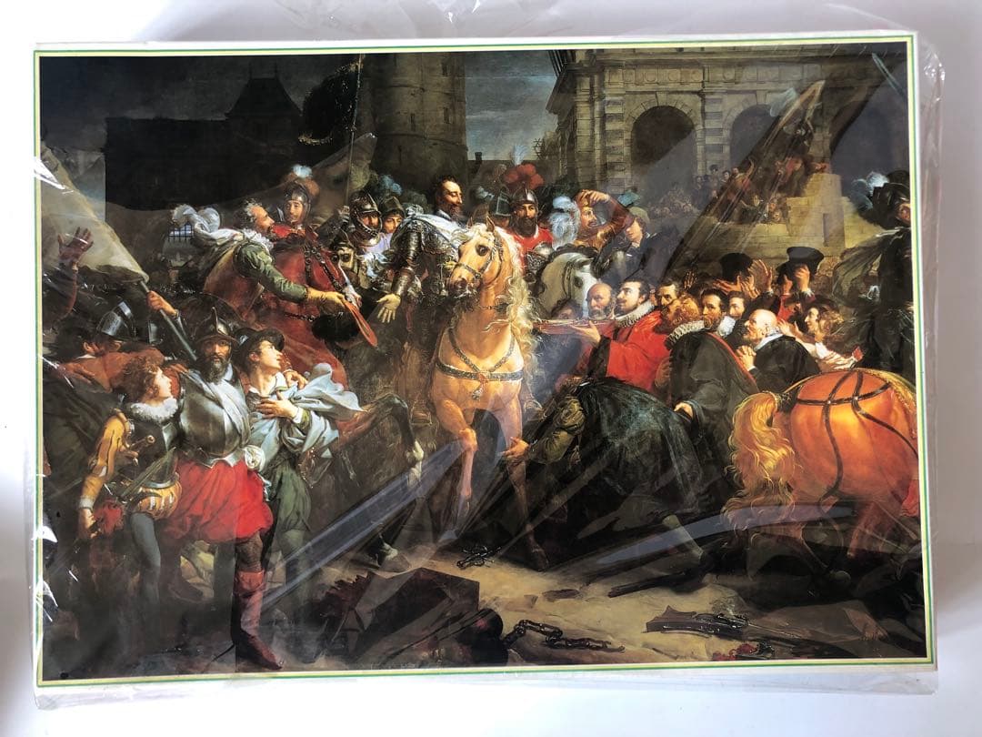 未使用 ジグソーパズル ジェラール アンリ4世パリ入城 2000ピース