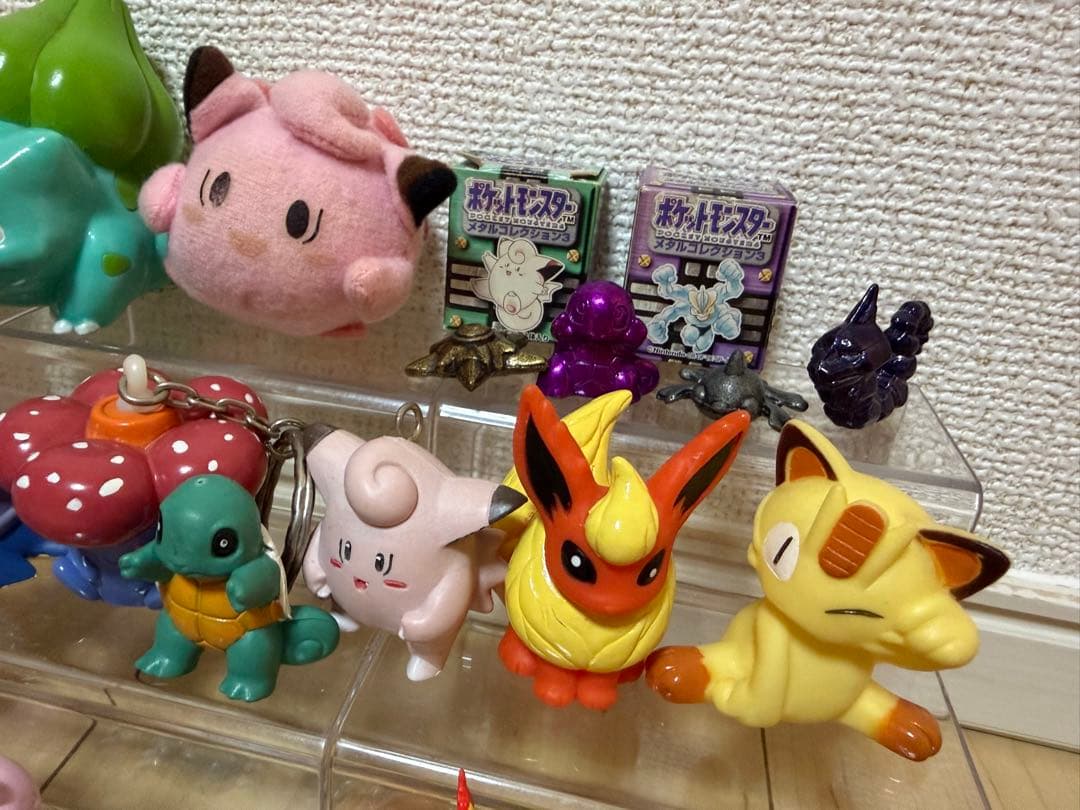 ポケモン 当時物 キーホルダー フィギュア スタンプ シール 貯金箱 まとめ売り