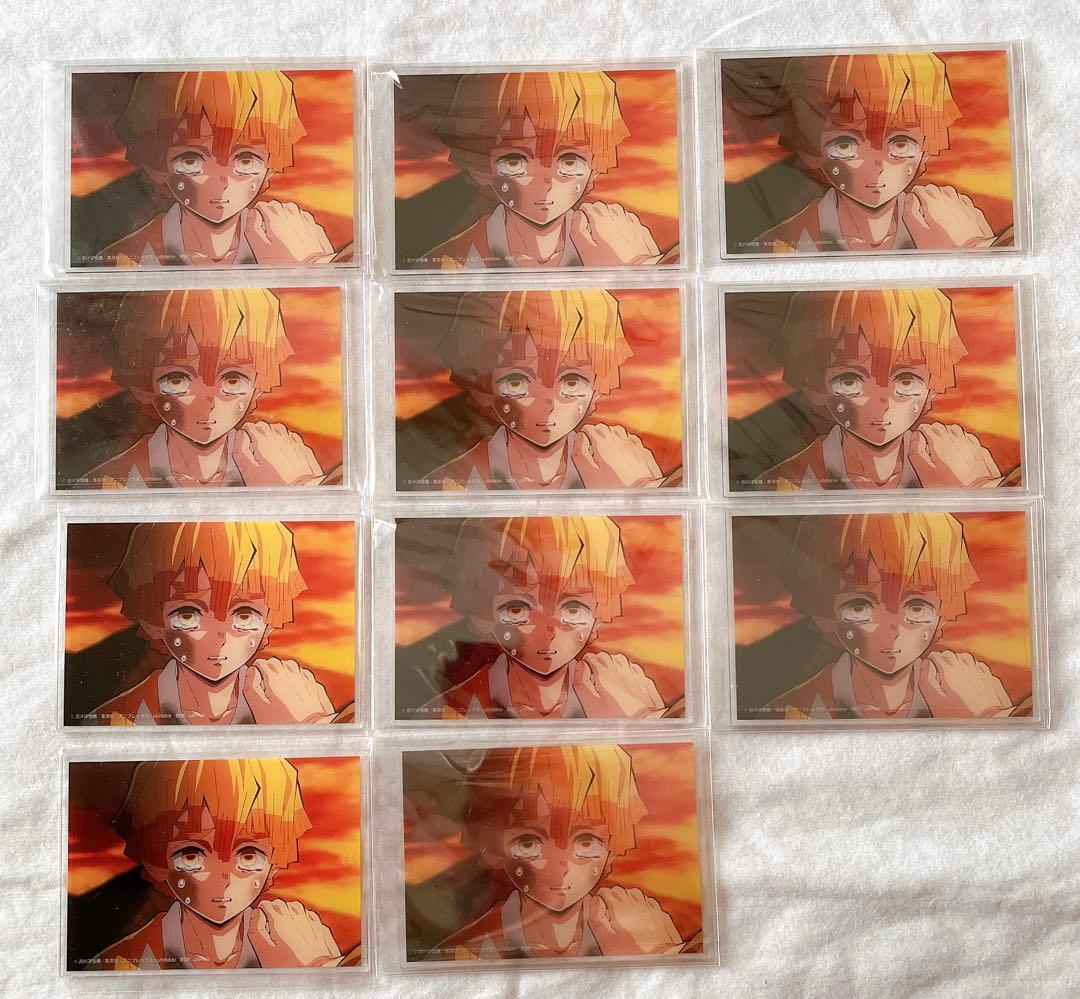 d*3様 鬼滅の刃 アミューズメント一番カフェ アクリルプレート 我妻善逸