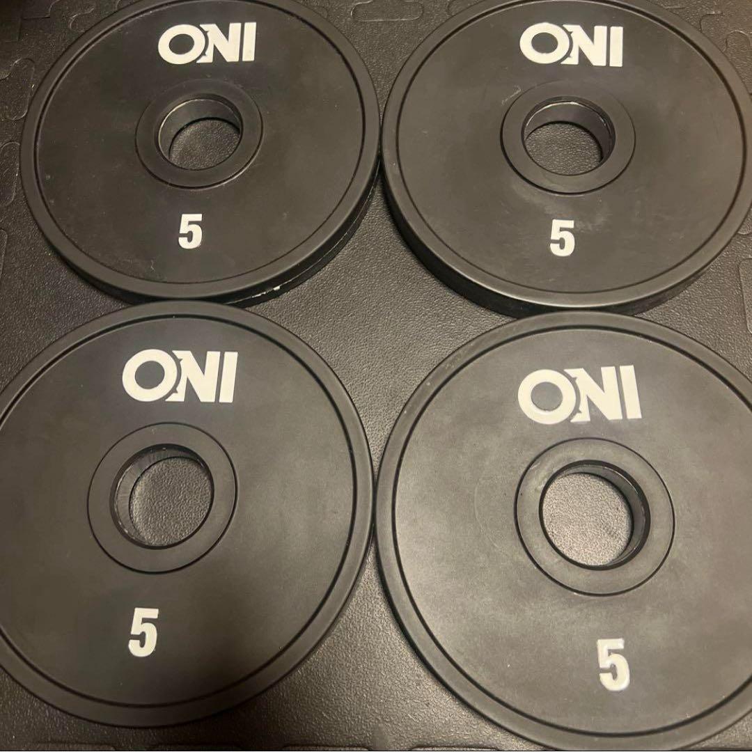 ONI グリップホールディングプレート TPUプレート 5kg×4 鬼ジム