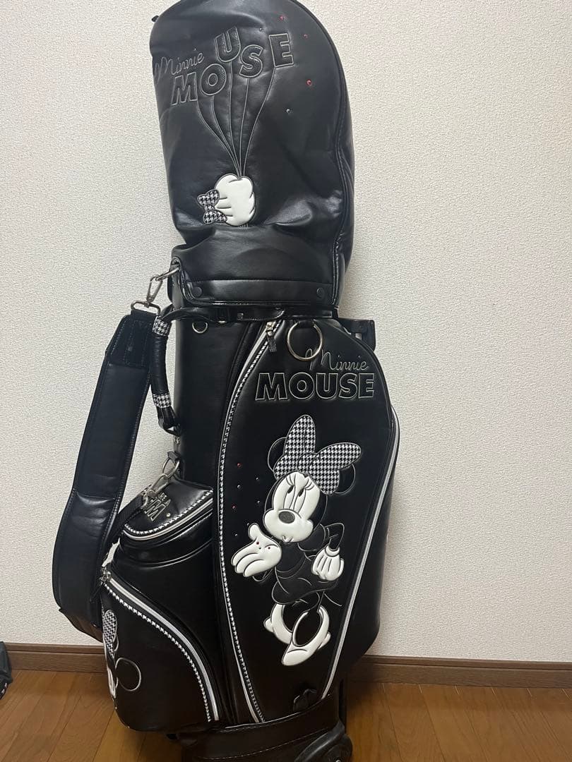 Minnie Mouse ゴルフキャディバッグ ブラック