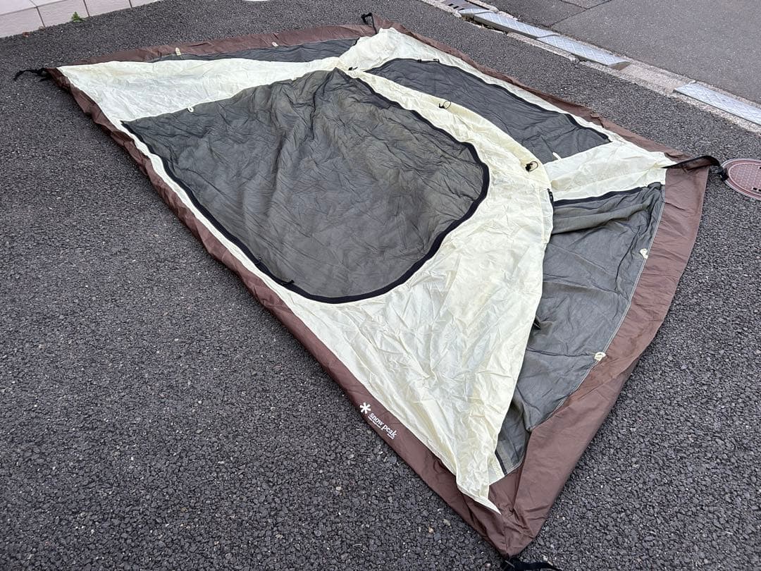 スノーピーク リビングシェルロングPro.専用インナールーム＋マットシートセット