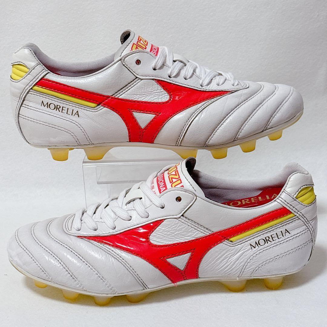 Mizuno Morelia サッカーシューズ ホワイト/レッド