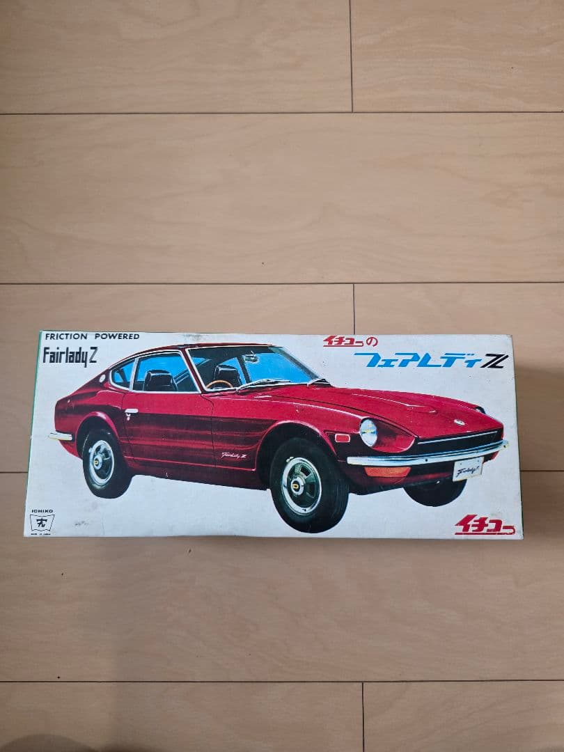 イチコー　フェアレディーZ 初代　ブリキ玩具　自動車模型　レトロ　箱付き