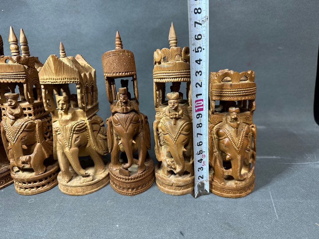 インド　白檀　象そう　木彫り　仏教美術　仏像 骨董 木像　木製　仏教　密教