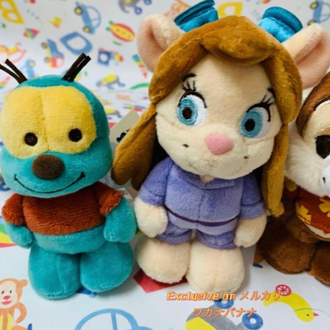 チップとデールの大作戦　ぬいぐるみ　Disney stanDs