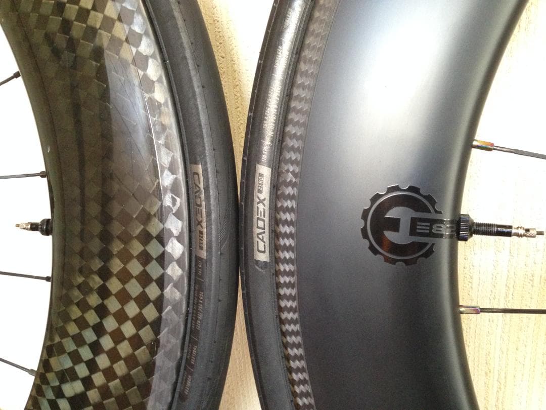 ELITE / T-Formula カーボンホイール　ディープリム　 前後セット