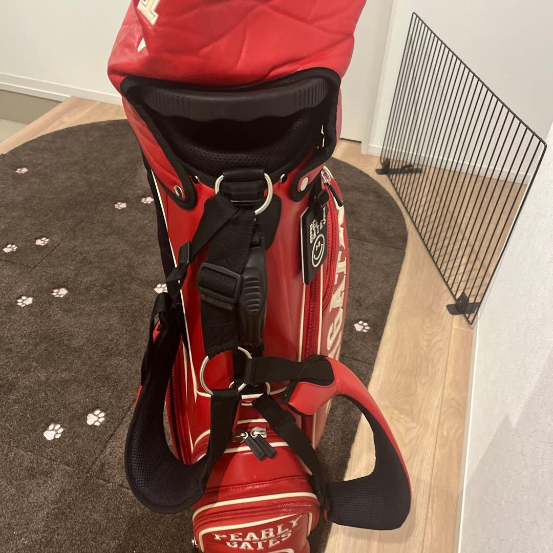 PEARLY GATES キャディバッグ 89 レッド