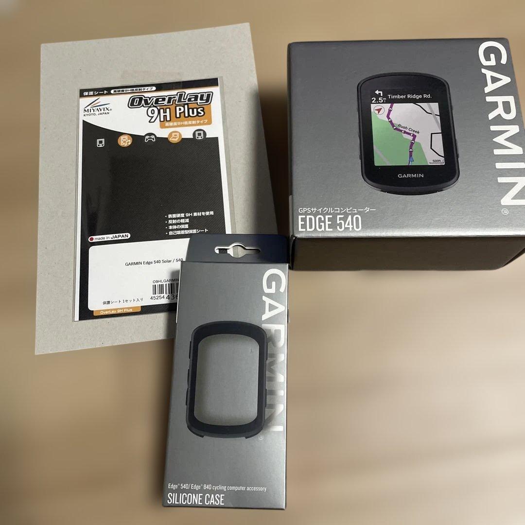 値下げ　新品Garmin EDGE540 GPSサイクルコンピューターカバー付き