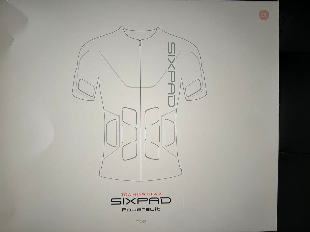 【箱あり】シックスパッド　パワースーツ　トップ Mサイズ