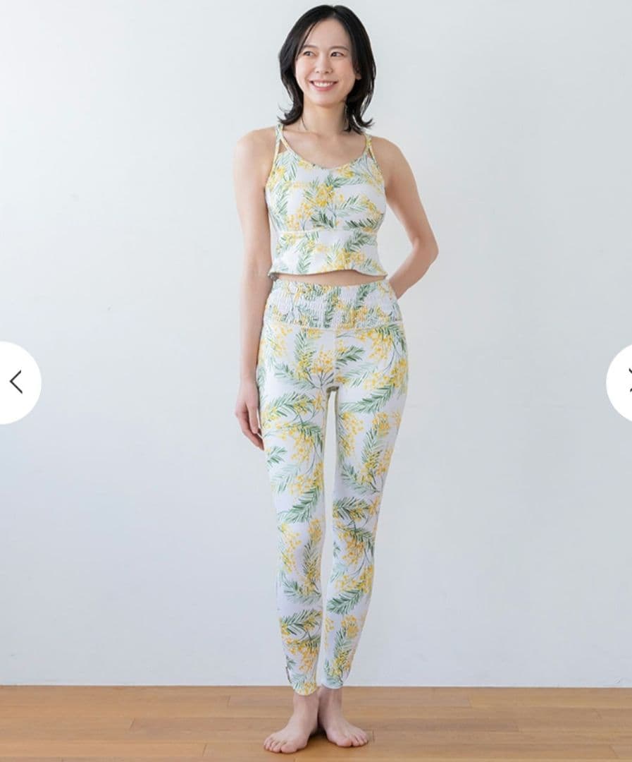 【新作新品未開封】SUKALAスプリングフラワーフレアブラトップ ミモザLサイズ