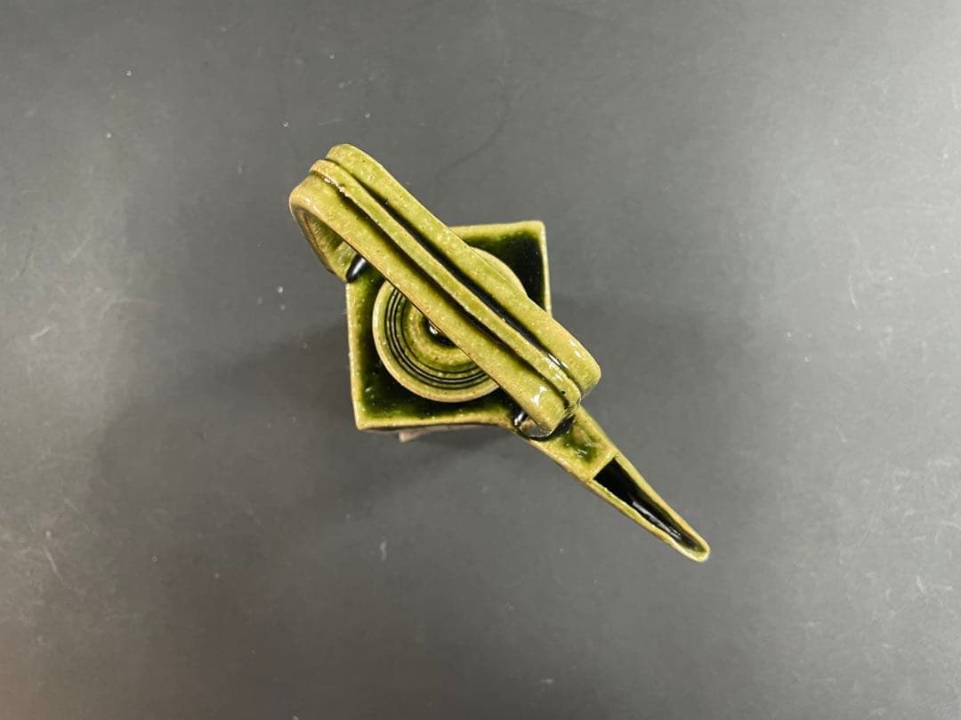 13 最終値下げ　菊泉窯 織部 銚子 田中源彦 茶道具 茶器 酒器