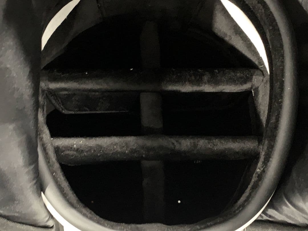 VESSEL ベゼル. キャディバッグ PRIME Staff 黒/オレンジ