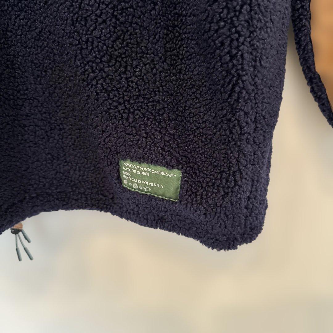 YONEX フリースジャケット 黒・オレンジ