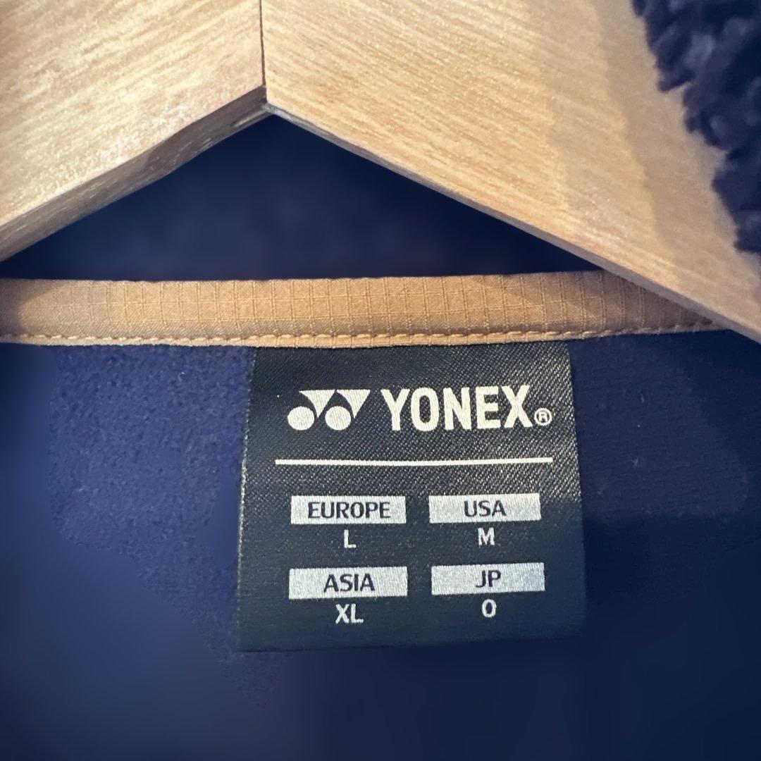 YONEX フリースジャケット 黒・オレンジ