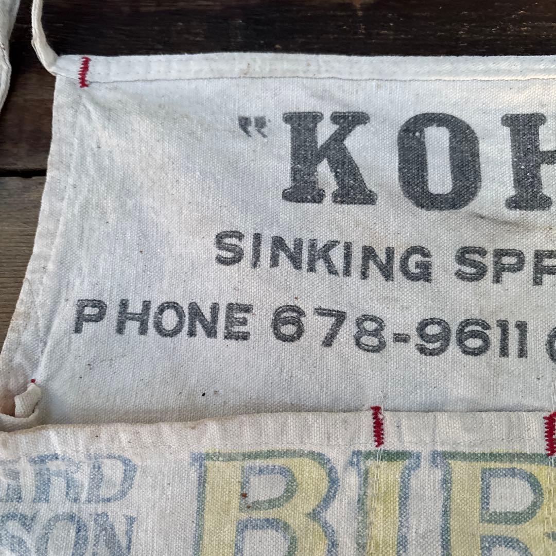 アメリカ ヴィンテージ ワークエプロン KOHL当時物