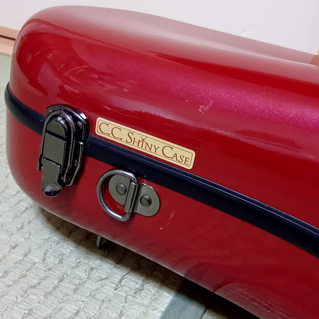 CCシャイニー テナーサックスケース　鍵付き