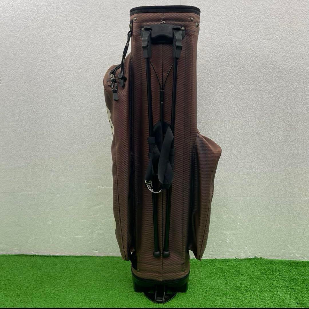 Titleist タイトリスト　ブラウン スタンドバッグ　茶　キャディバック