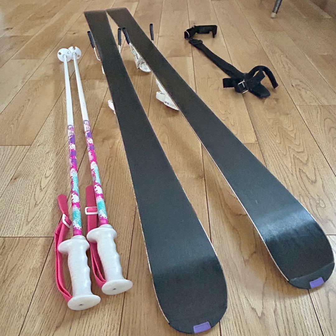 Hart女性用　スキー板145㎝　紫白　小学校高学年・中学生　ジュニアスキーにも