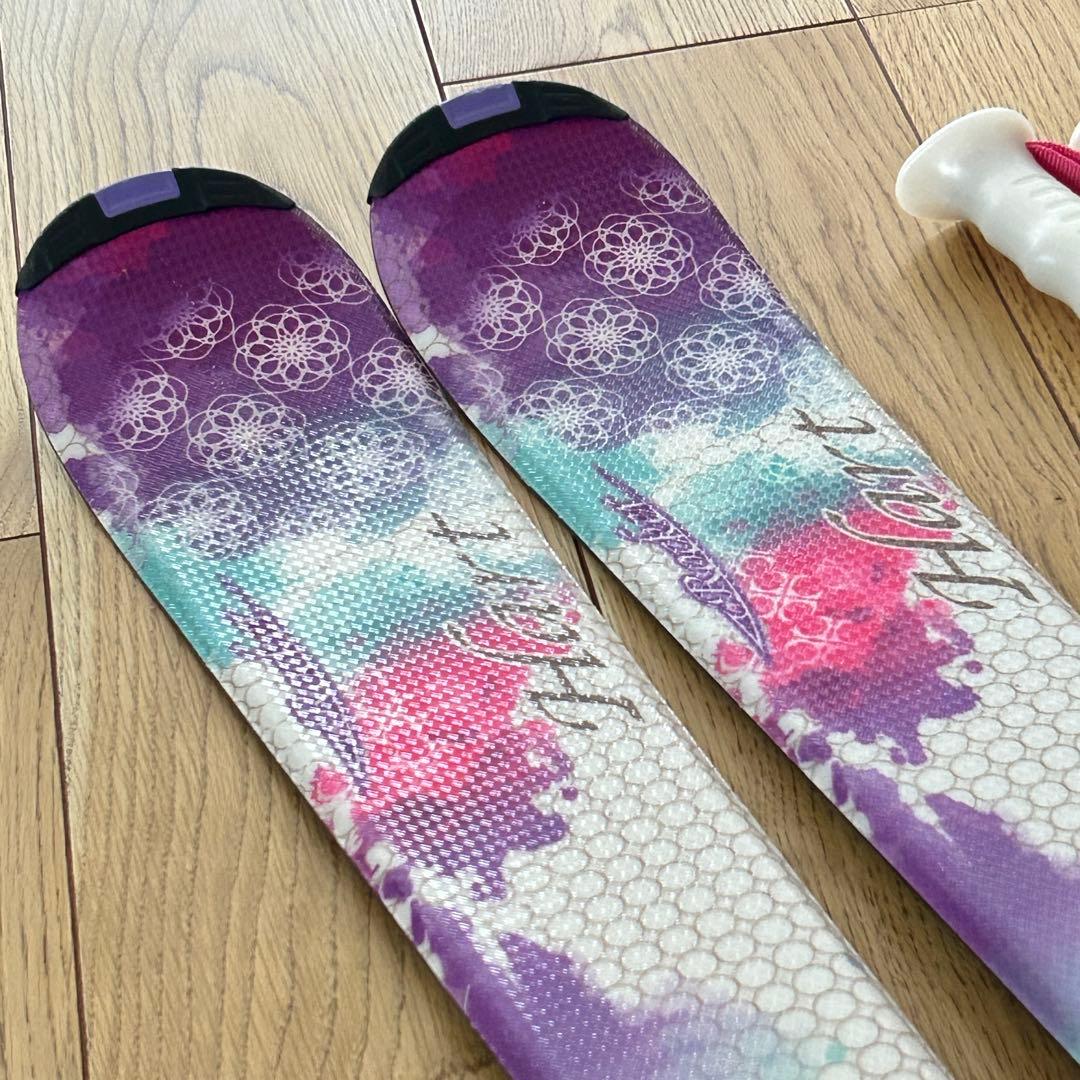 Hart女性用　スキー板145㎝　紫白　小学校高学年・中学生　ジュニアスキーにも