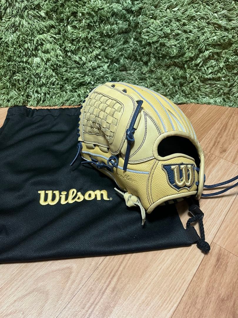Wilson D-MAX 軟式少年用グラブ DJ型 キャメルSS 左投 硬式改造
