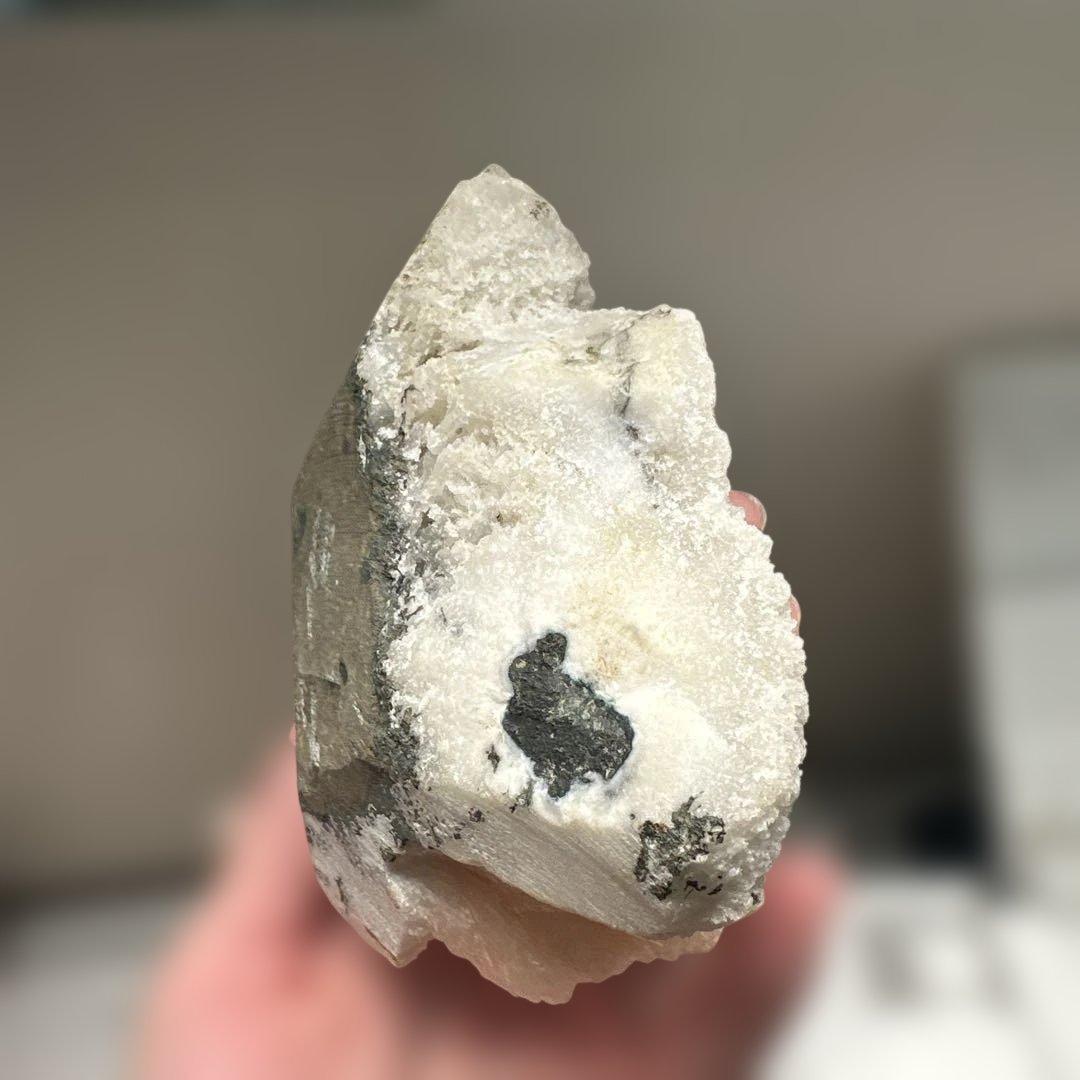 希少！グリーンアポフィライト＋スティルバイト＋クォーツ母岩付