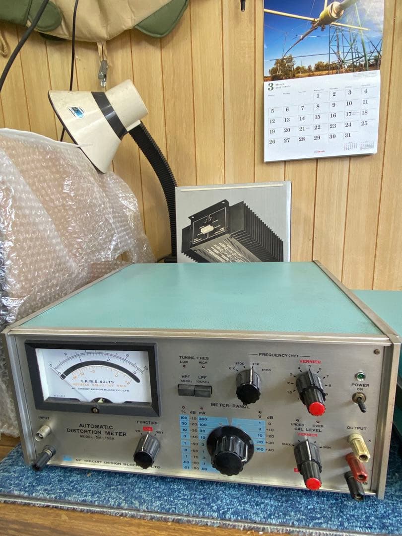 オーディオ　NF CR-131 SGとDM-155A デストーションメーター