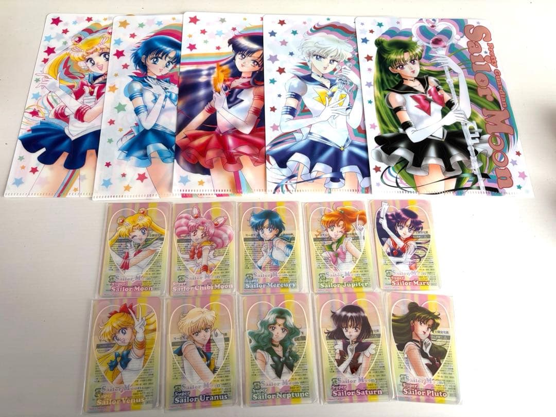 【即日発送】セーラームーン フルコンプセット クリアカードA5ファイル 明治