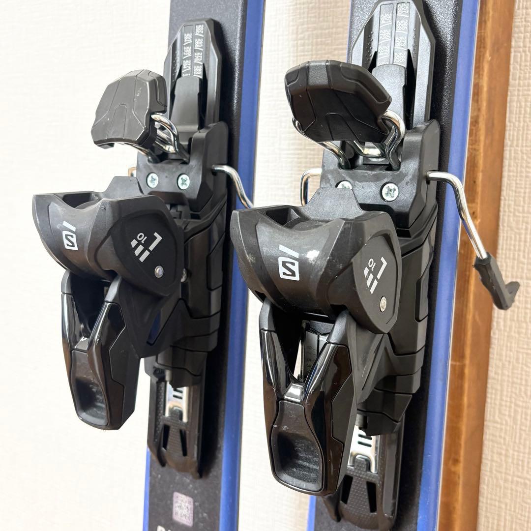美品 SALOMON サロモン スキー板 155 PLUS ビンディング付き