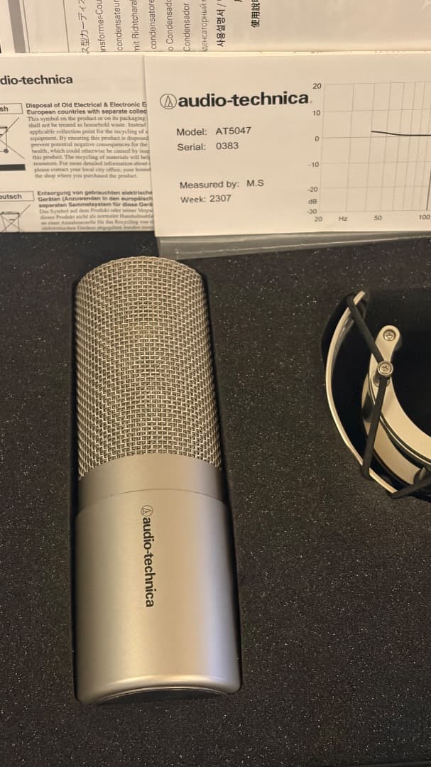 audio-technica AT5047 コンデンサーマイク