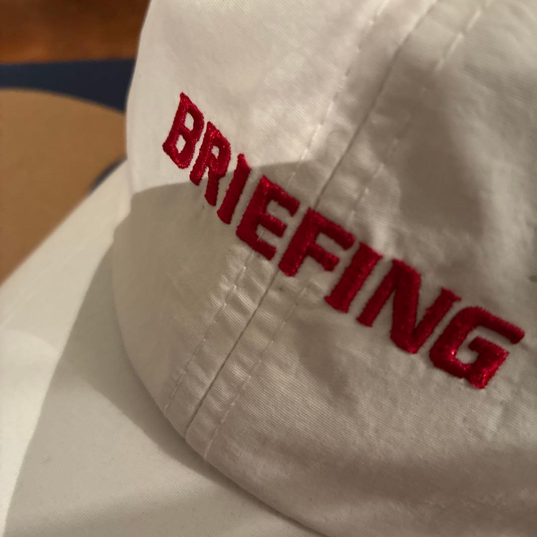 BRIEFING キャップ　ホワイト　大人用　フリーサイズ　希少