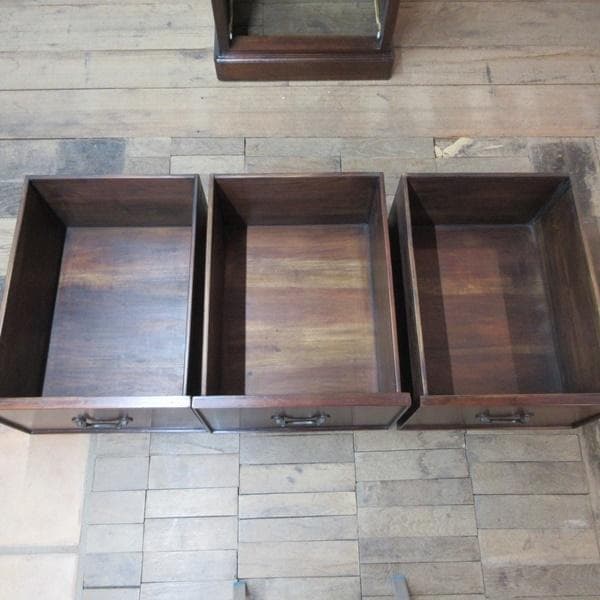 イギリス アンティーク 家具 ファイルキャビネット チェスト 英国 6147e