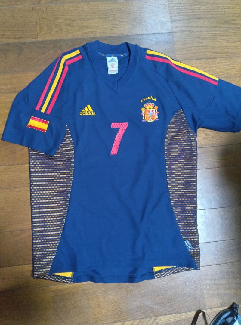 02-03 スペイン代表　3rd ラウール　7番　正規品　当時物　超貴重