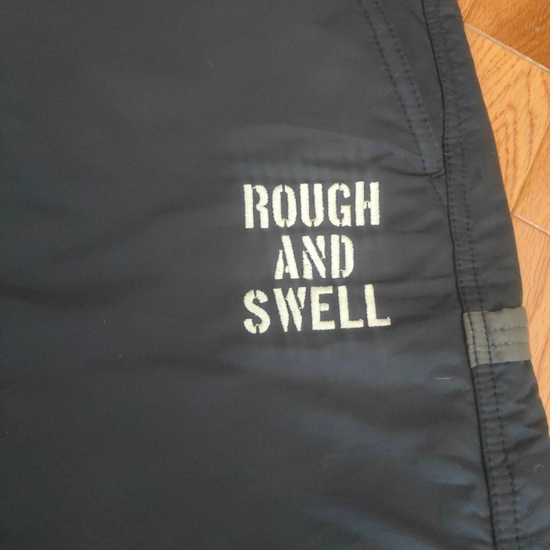 ラフアンドスウェル　パンツ　ネイビー　グレー　L　キルティング