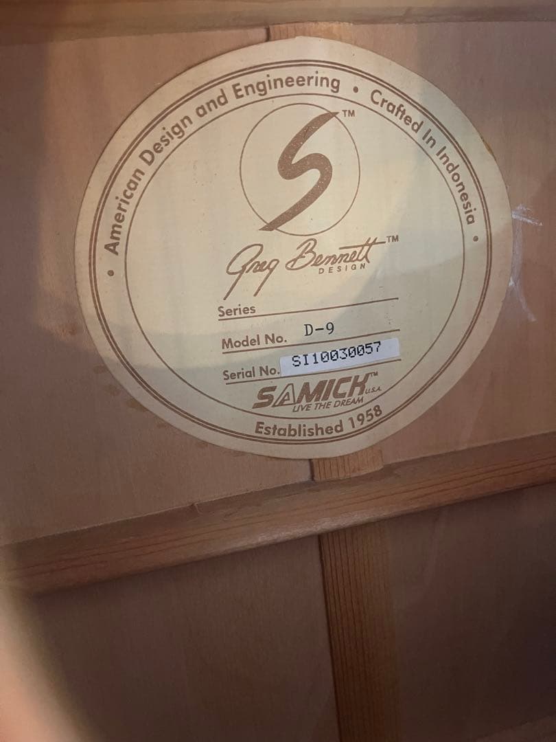 新春割！！GrcqbennettＤ9si10030057ギター