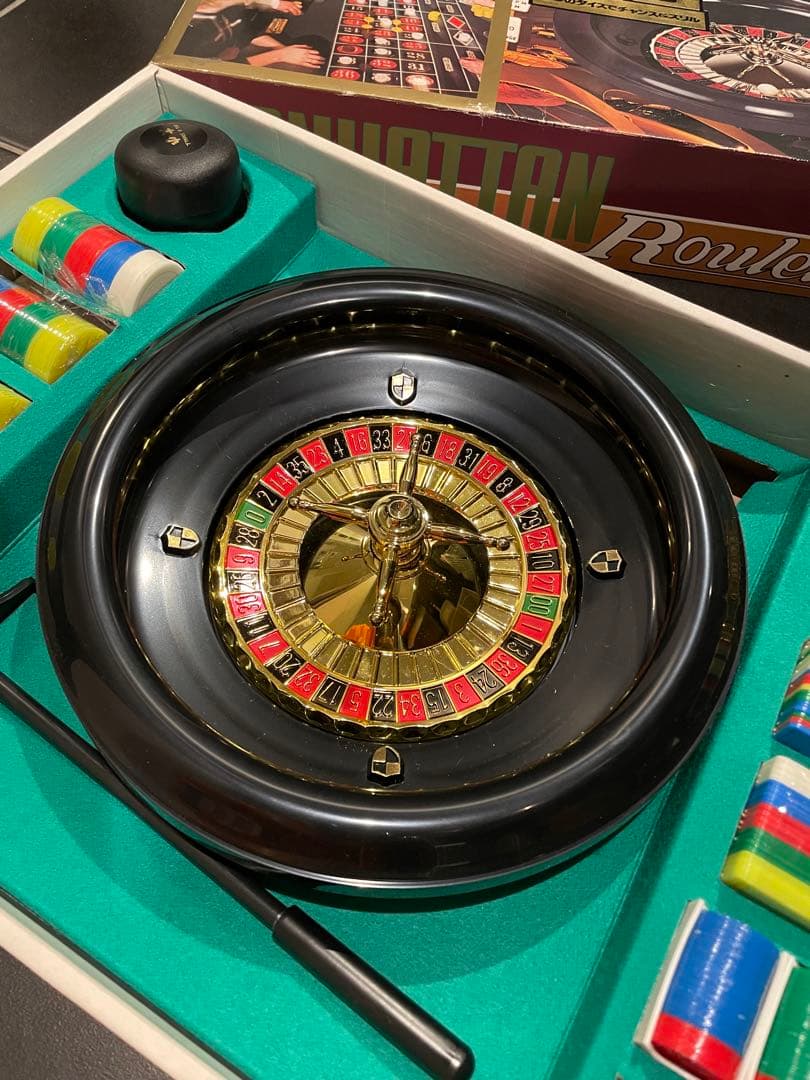 レトロ マンハッタン ルーレット はなやま玩具　人生ゲーム　ギャンブル