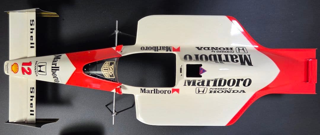 1/20 マクラーレン MP4/4 日本GP仕様 A.セナ　完成品