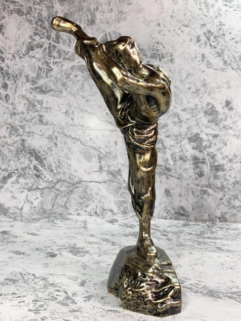 「ブルース・リー　銅像風 フィギュア　ブロンズ」jo-db