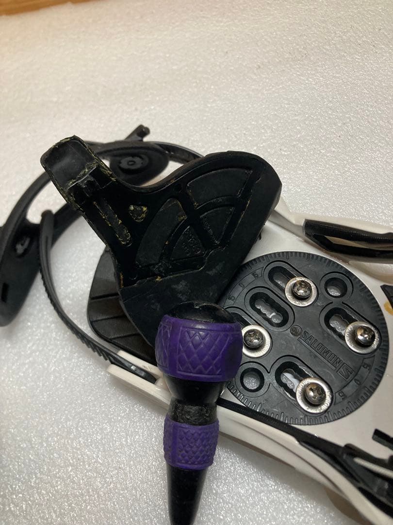 SALOMON DISTRICT スノーボード ビンディング ホワイト　S