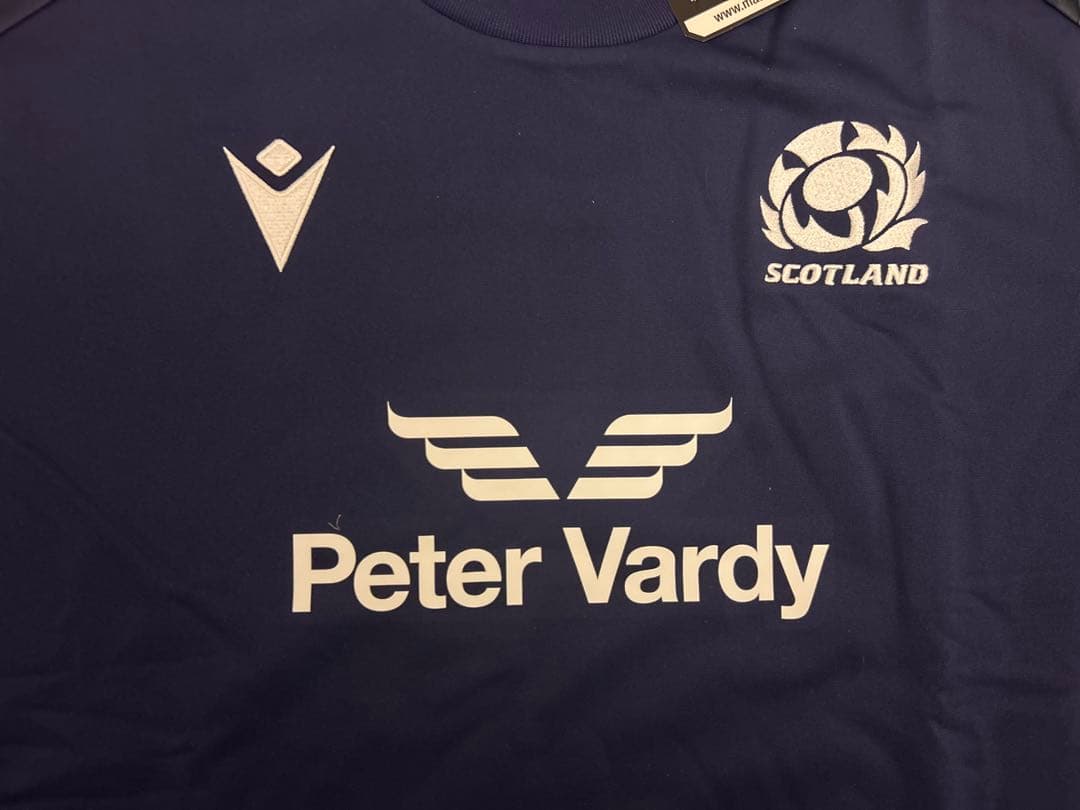 【新品未使用】ラグビー　スコットランド代表　長袖トレーニングシャツ　L