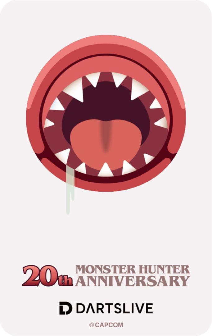 5枚セット モンスターハンター 20周年 コラボダーツ ライブカード モンハン
