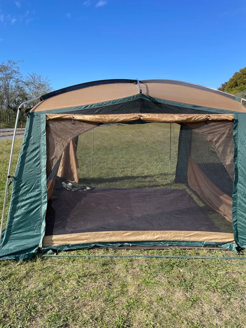 希少Coleman ワイドスクエアスクリーンタープ