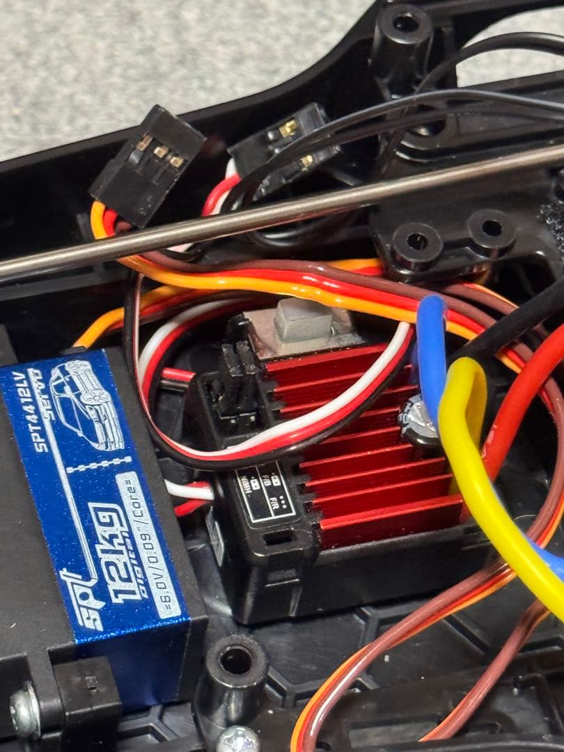 タミヤ4WDレーシングバギー マンタレイ2018オリジナル メカ・OP多数装着車