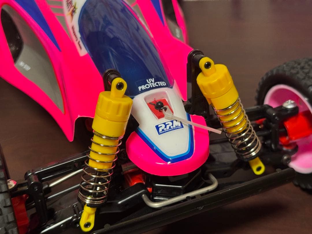 タミヤ4WDレーシングバギー マンタレイ2018オリジナル メカ・OP多数装着車